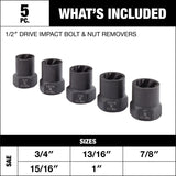 Socket Sets, 2-in, 5-pc - Item 0004327 Q3
