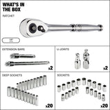 Socket Sets, 2-in, 45-pc - Item 0004303 M7