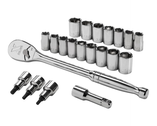 Socket Sets, 21 Piece - Item 0004342 K9