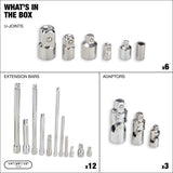Socket Sets, 20-pc - Item 0004355 Z9