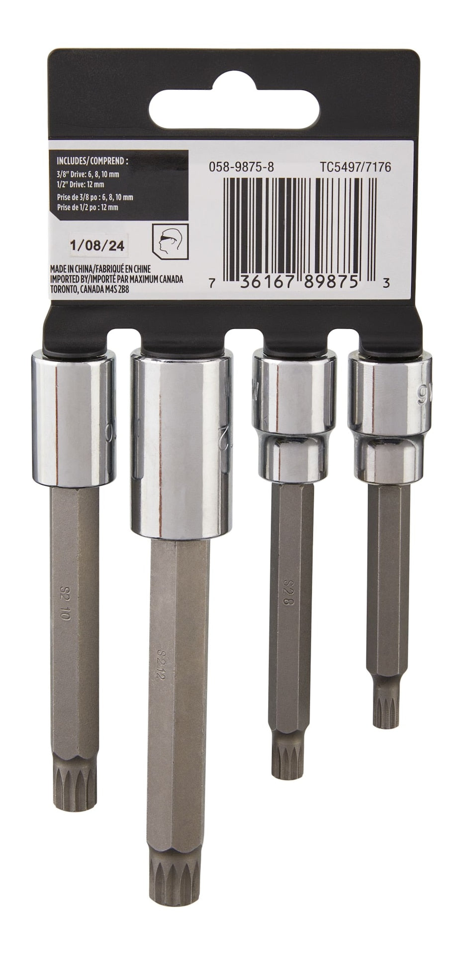 Socket Sets, 4-pc - Item 0004357 H8