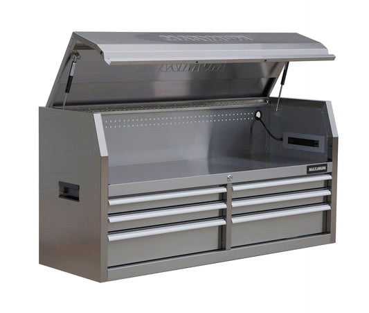 Tool Chests, 56-in, Stainless Steel - Item 0004408 J5