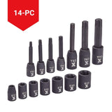 Socket Sets, 14-pc - Item 0004363 W6
