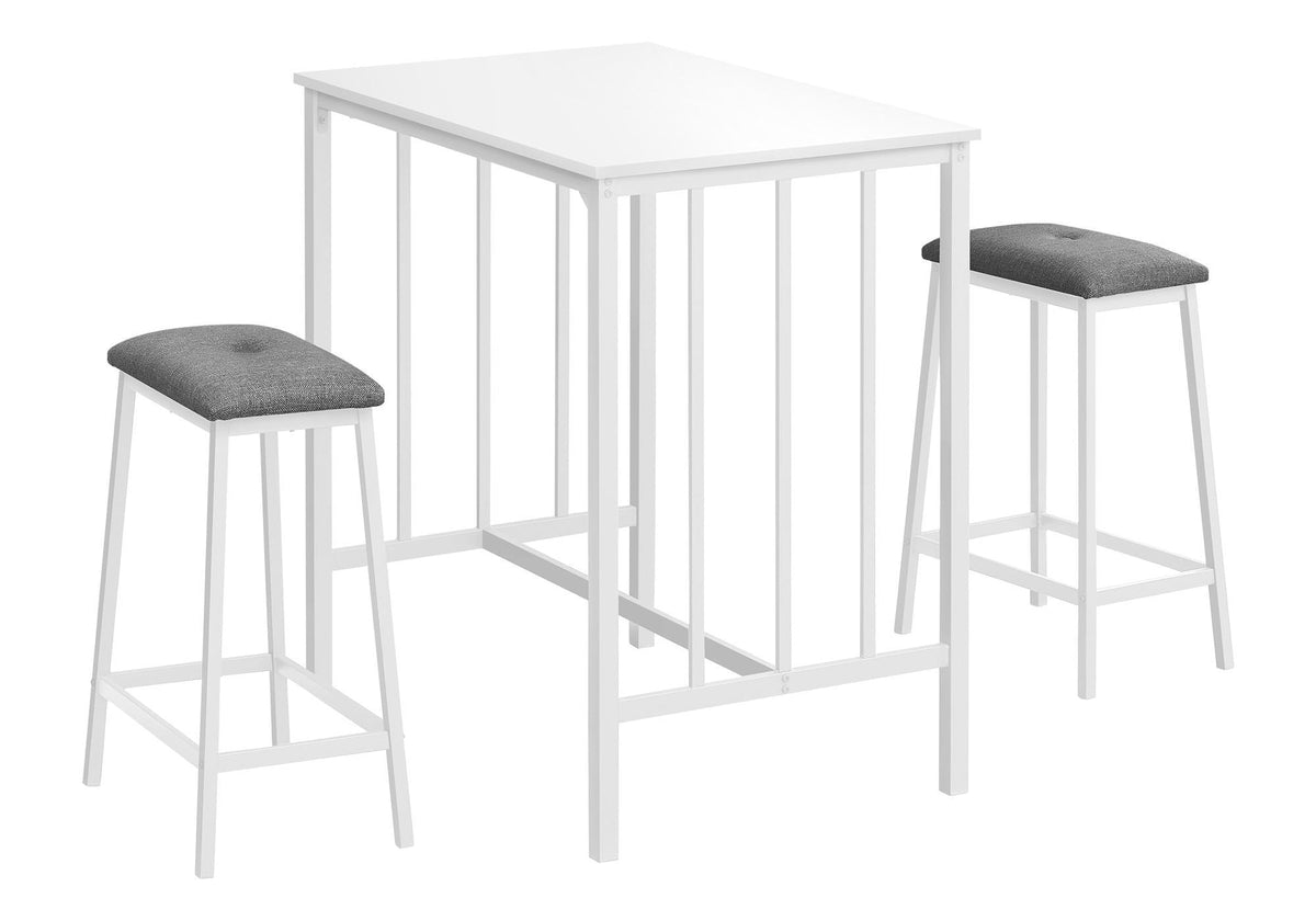 Kitchen & Dining Room Furniture, 3-pc, White - Item 0008505 R2
