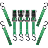 Roof Racks, Carriers & Cargo Management, 1,500-lb, 1-in, 14-ft, 4-pk, Green - Item 0000728 O1