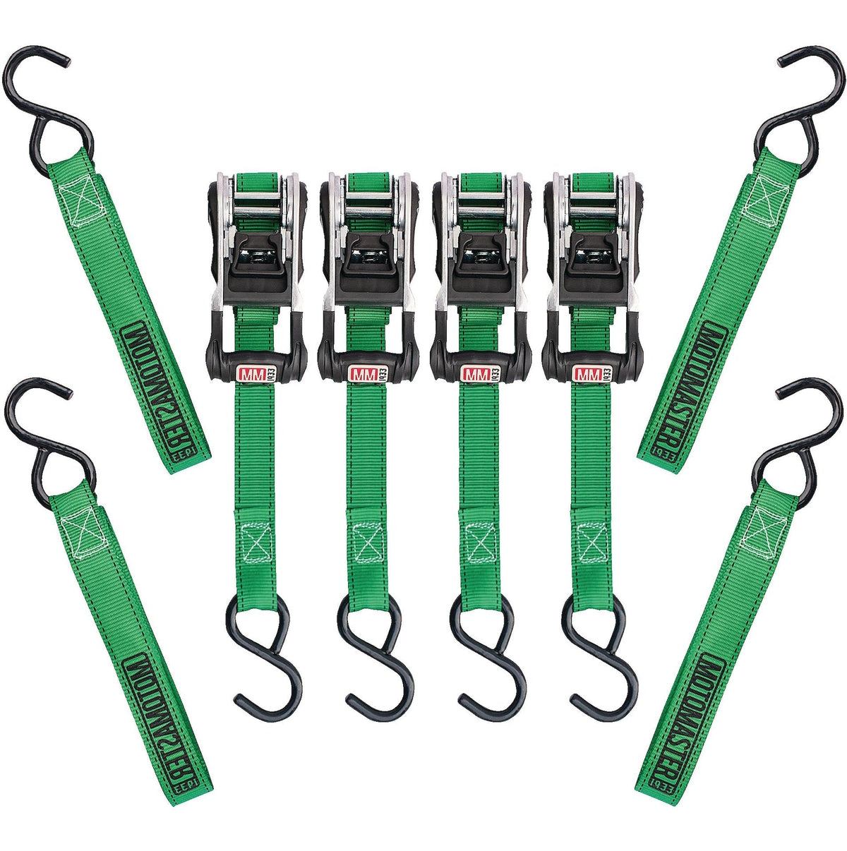 Roof Racks, Carriers & Cargo Management, 1,500-lb, 1-in, 14-ft, 4-pk, Green - Item 0000728 O1
