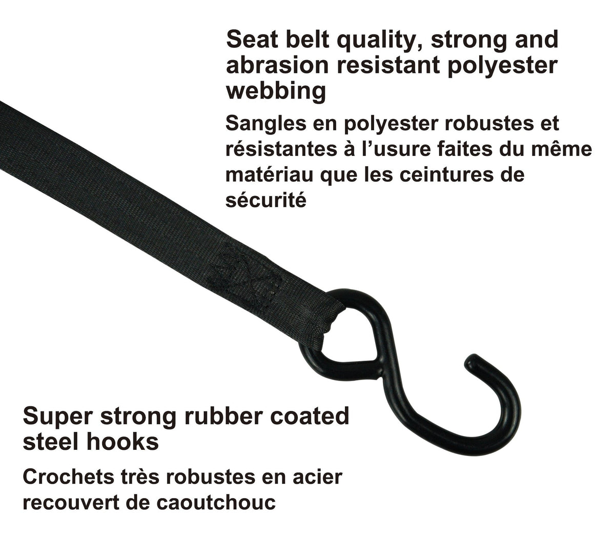 Roof Racks, Carriers & Cargo Management, 1,500-lb, 1-in, 6-ft, 2.54 cm, 2-pk - Item 0000692 P3