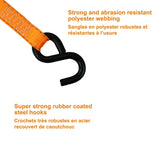 Roof Racks, Carriers & Cargo Management, 3,000-lb, 1.25-in, 10-ft, 2-pk - Item 0000736 H5