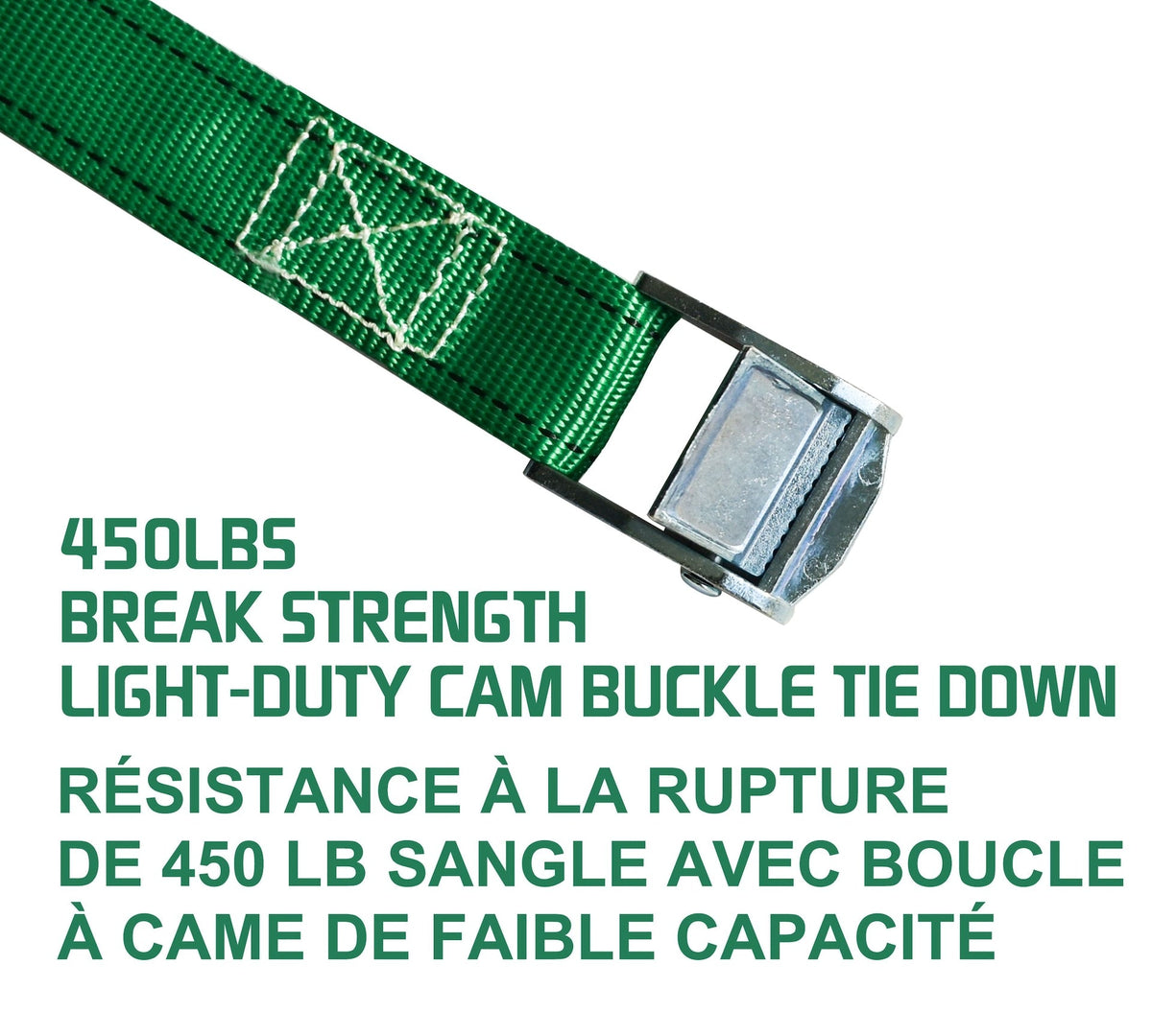 Roof Racks, Carriers & Cargo Management, 450-lb, 1-in, 12-ft, 2-pk, Light Duty, Weatherproof - Item 0000454 P3
