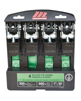 Roof Racks, Carriers & Cargo Management, 900-lb, 1-in, 10-ft, 4-pk, Non-Padded - Item 0000452 I6
