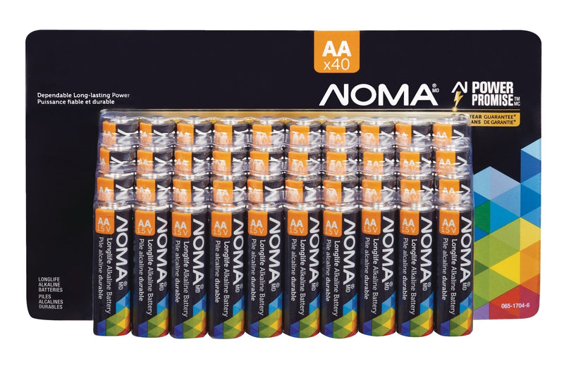 Batteries, 40-pk - Item 0004105 H0
