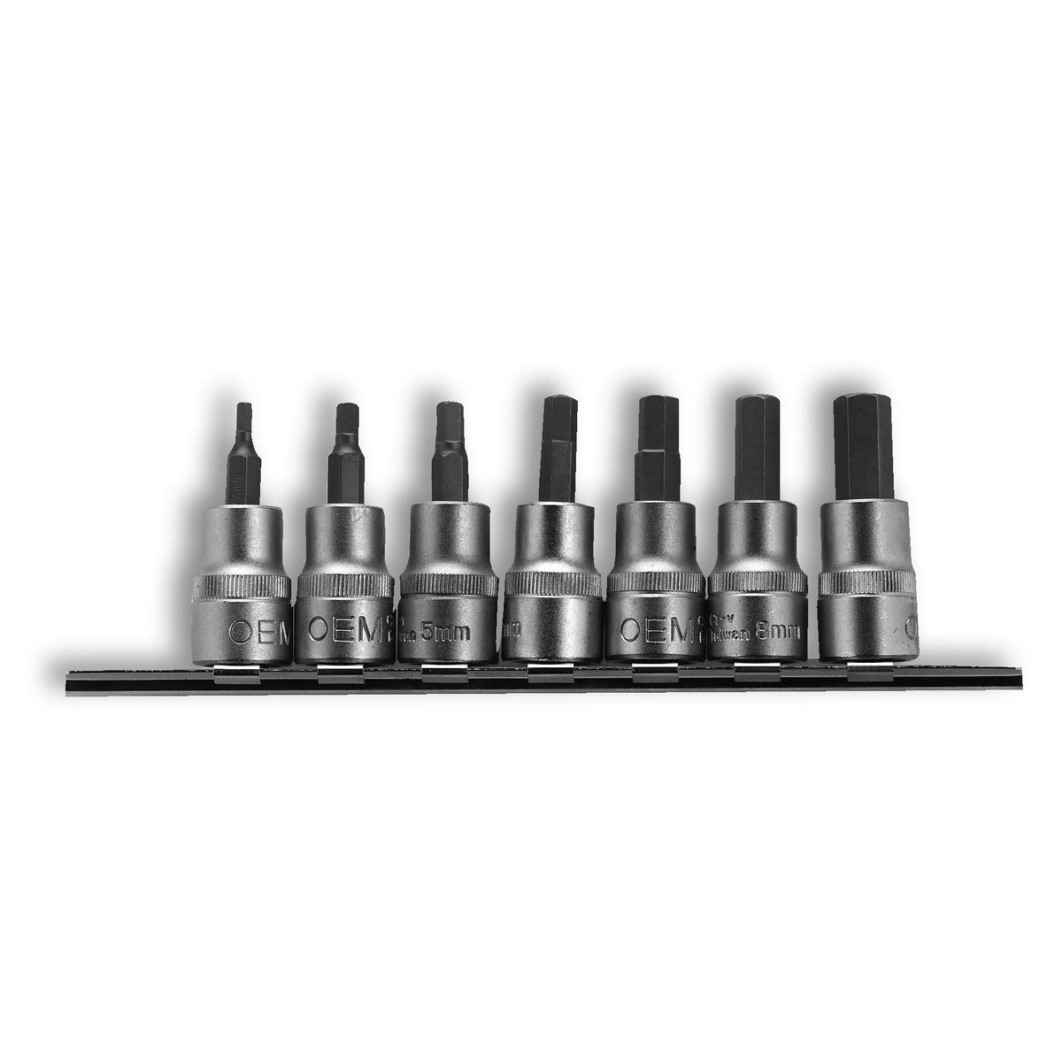 Socket Sets, 8-in, 7-pc, Assorted Sizes - Item 0004350 D1
