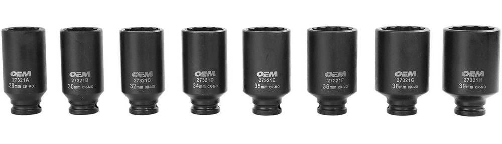 Socket Sets, 8-pc - Item 0004312 N7
