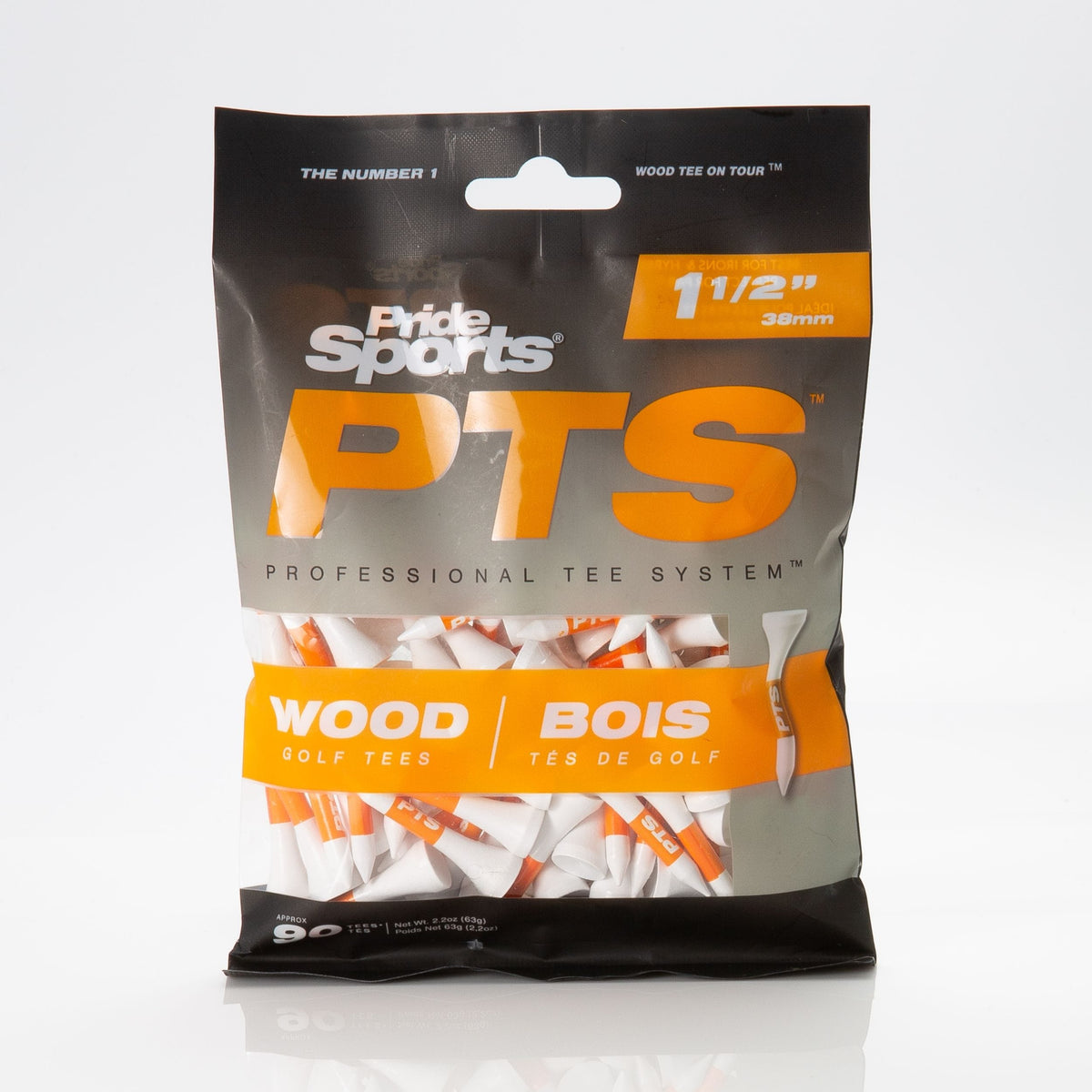 Golf, 2-in, 90-pk, Wood, White - Item 0005901 M9