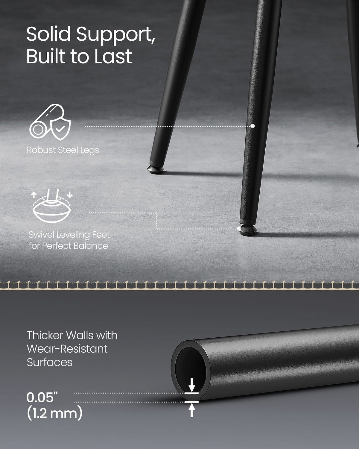 Kitchen & Dining Room Furniture, 2-pk, Black - Item 0008451 V0