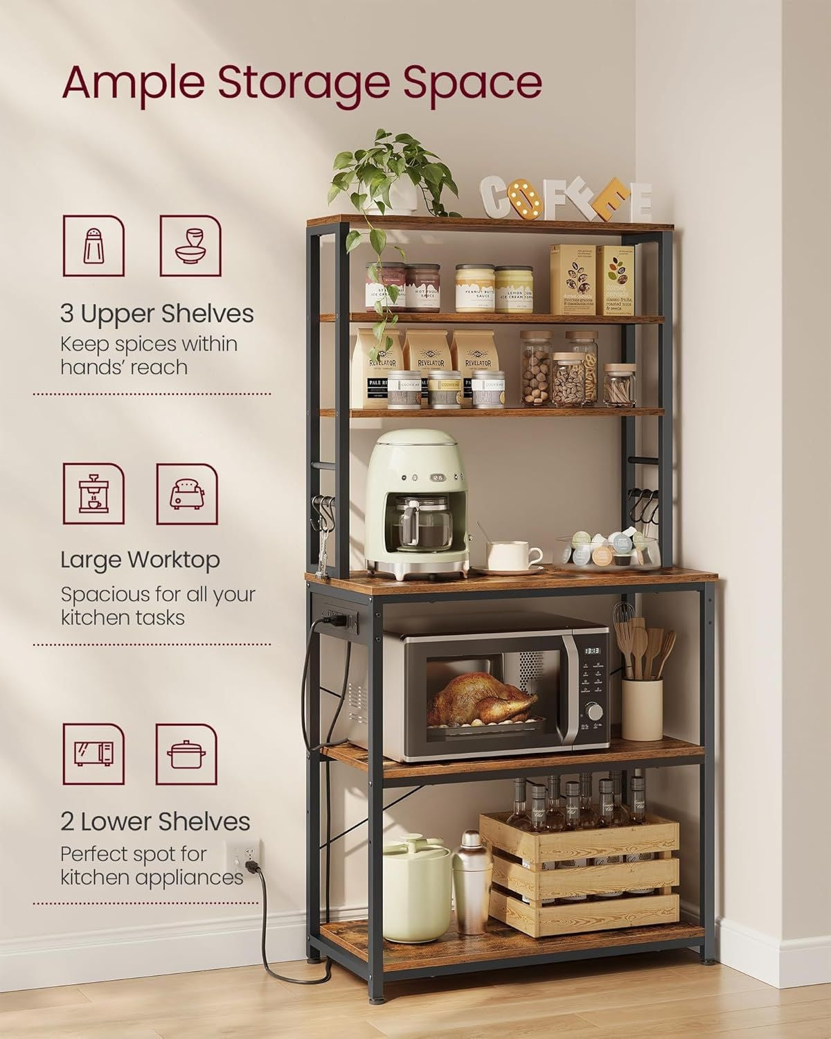 Kitchen & Dining Room Furniture, Small, Brown - Item 0008439 J1