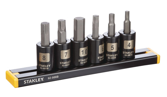 Socket Sets, 6-pc, Black - Item 0004365 A5