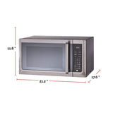 Microwave, Stainless Steel - Item 0001651 H8
