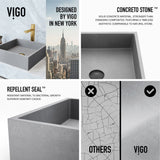 Bathroom Sinks, 15x15, Grey - Item 0002101 A2
