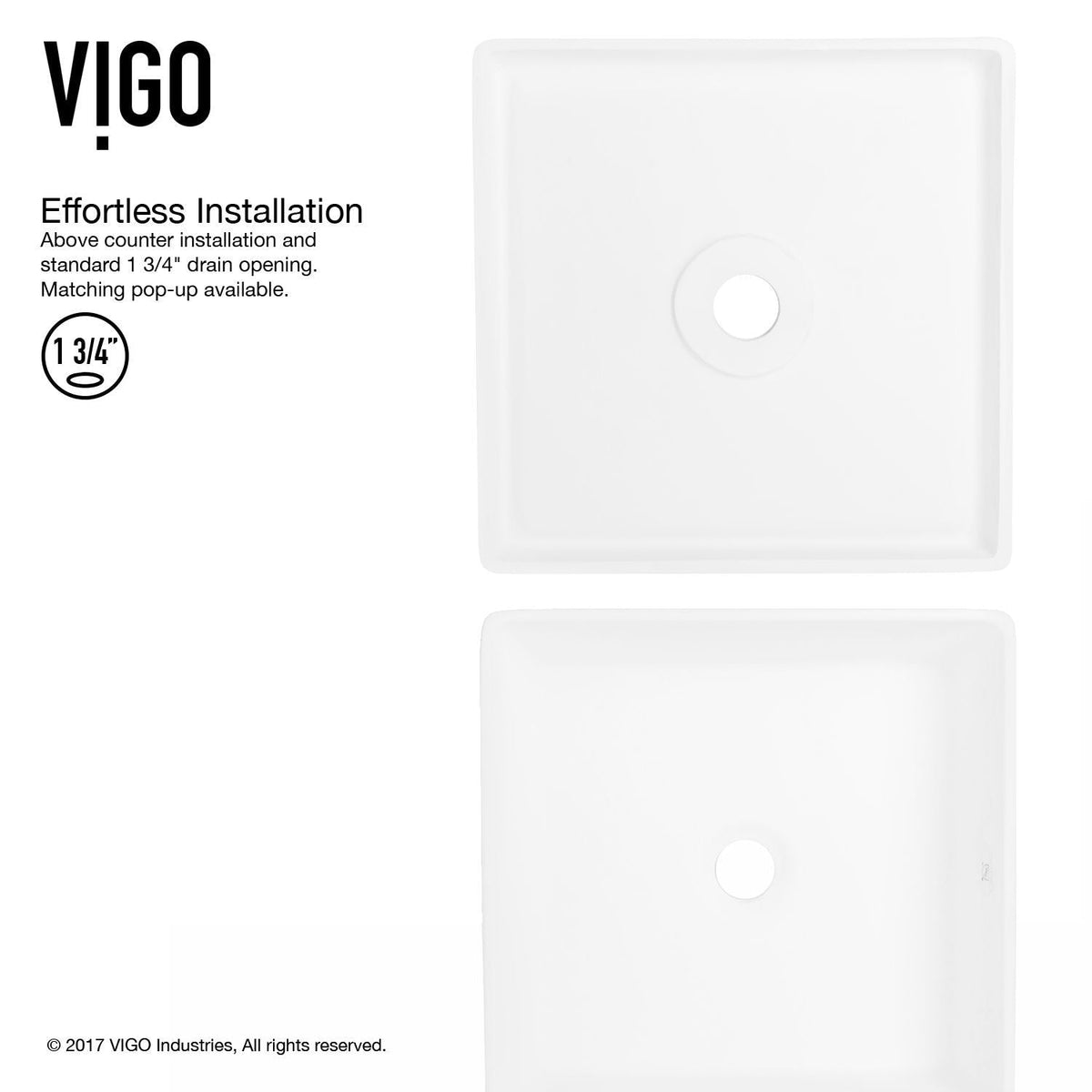 Bathroom Sinks, White - Item 0002097 P7