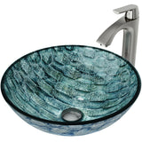 Bathroom Sinks, Glass, Blue - Item 0002094 Z5