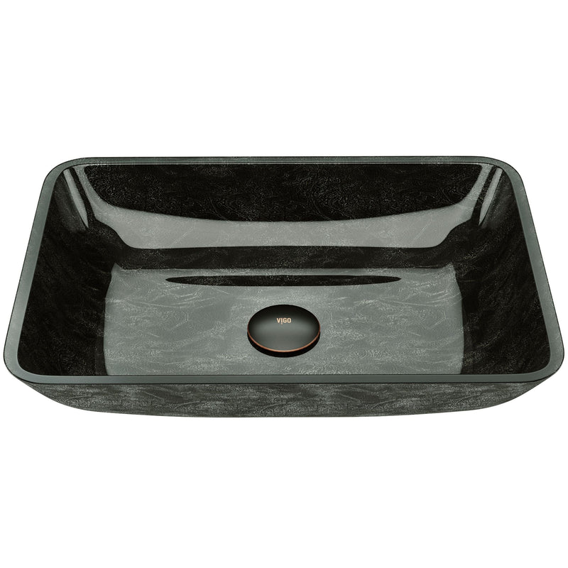 Bathroom Sinks, Glass, Grey - Item 0002056 H6