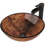 Bathroom Sinks, Glass, Brown - Item 0002095 A7