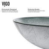 Bathroom Sinks, Glass, Silver - Item 0002093 F6