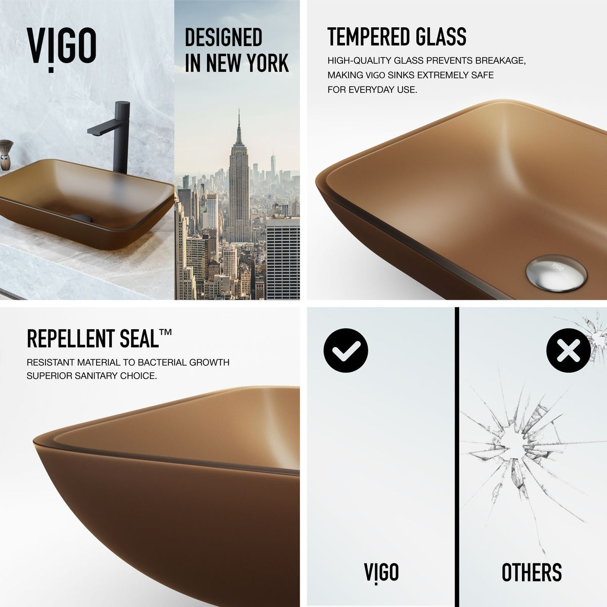Bathroom Sinks, Glass - Item 0002099 E4
