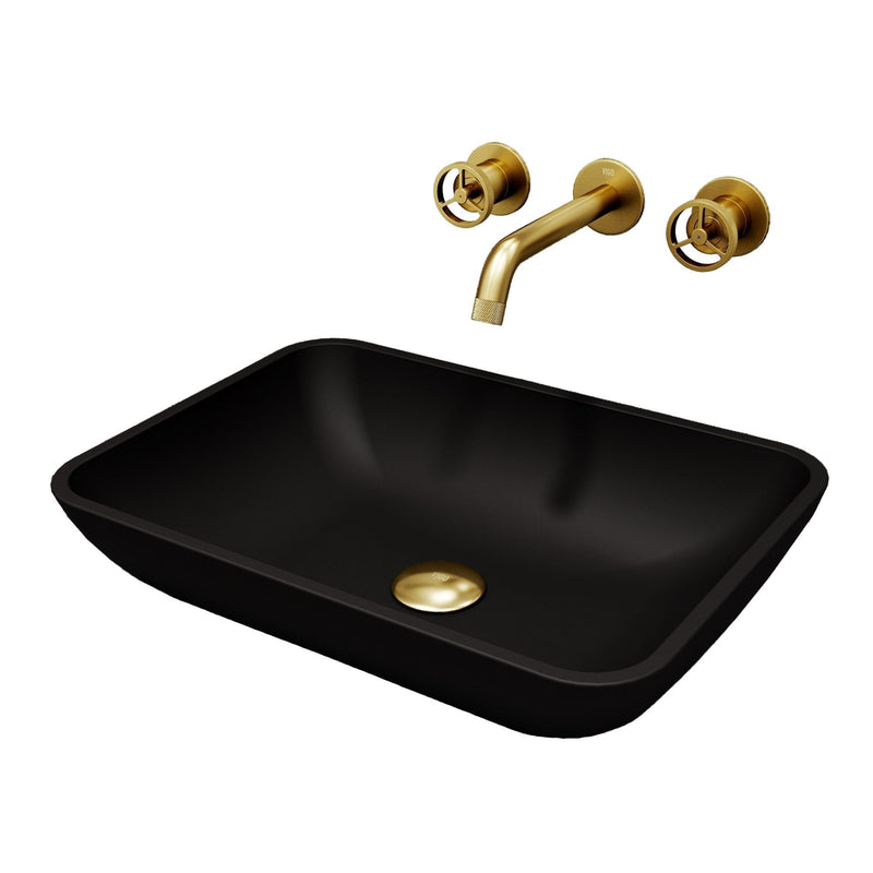 Bathroom Sinks, Glass, Black - Item 0002055 S7