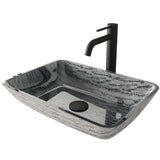Bathroom Sinks, Glass, Grey - Item 0002096 L2