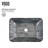Bathroom Sinks, Glass, Grey - Item 0002096 L2