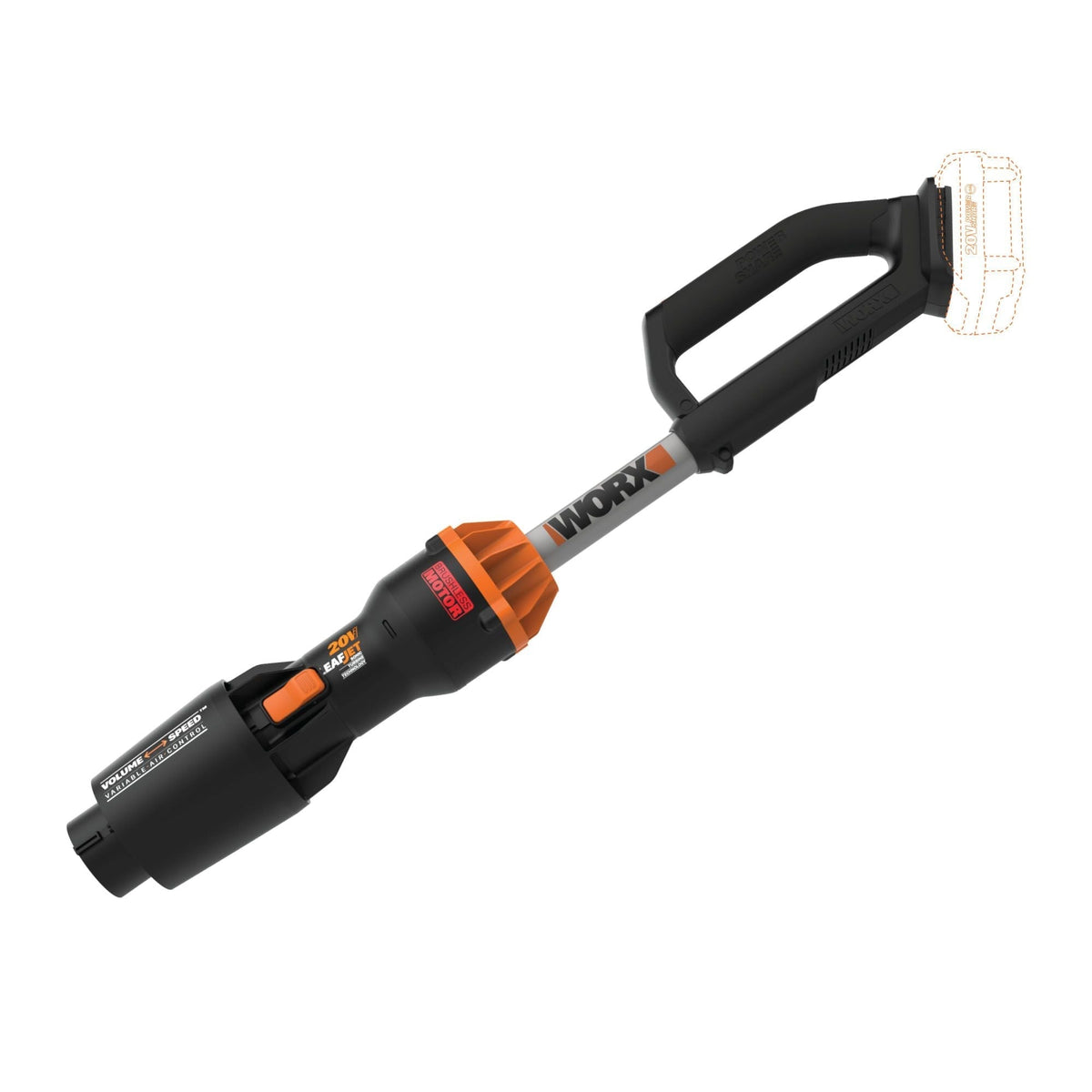 Cordless Leaf Blowers, 20V, Brushless - Item 0003349 B4